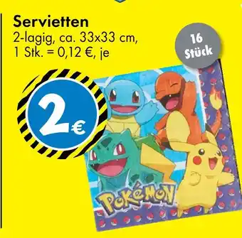 TEDi Servietten Angebot