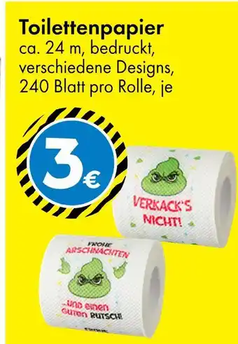 TEDi Toilettenpapier Angebot