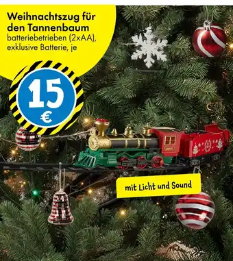 TEDi Weihnachtszug für den tannenbaum Angebot