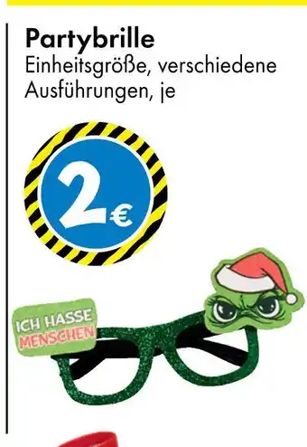 TEDi Partybrille Angebot