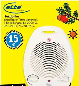 TEDi Elta heizlüfter Angebot