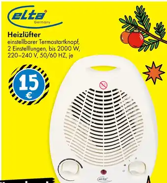 TEDi Elta heizlüfter Angebot