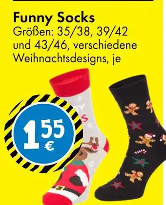 TEDi Funny socks Angebot
