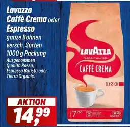 Simmel Lavazza Caffè Crema oder Espresso Angebot