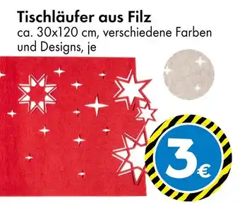 TEDi Tischläufer aus filz Angebot