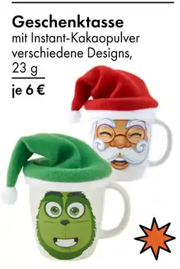 TEDi Geschenktasse mit instant-kakaopulver Angebot
