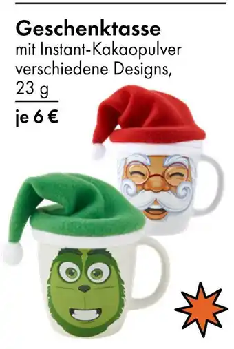 TEDi Geschenktasse mit instant-kakaopulver Angebot