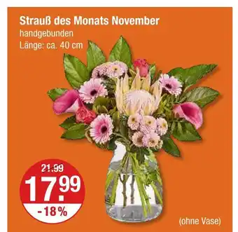 V Markt Strauß des monats november Angebot