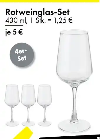 TEDi Rotweinglas-set Angebot
