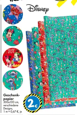 TEDi Disney geschenkpapier Angebot