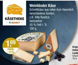 V Markt Villa rustica weinländer käse Angebot