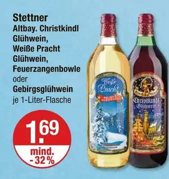 V Markt Stettner altbay. christkindl glühwein Angebot