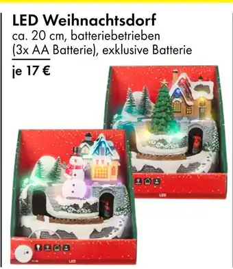 TEDi Led weihnachtsdorf Angebot