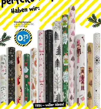 TEDi Geschenkpapier Angebot