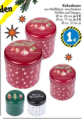 TEDi Keksdose Angebot