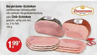 V Markt Zimmermann bergkräuter-schinken Angebot