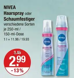 V Markt Nivea haarspray Angebot