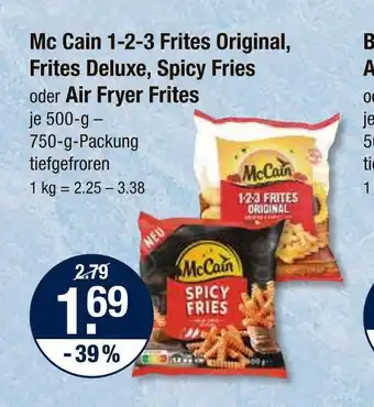 V Markt Mc cain 1-2-3 frites original Angebot