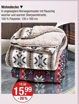 V Markt Wohndecke Angebot