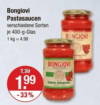 V Markt Bongiovi pastasauce arrabbiata Angebot