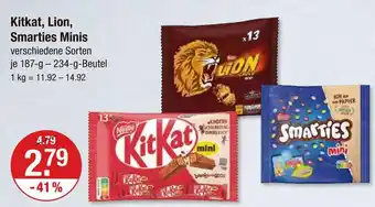 V Markt Nestlé kitkat minis Angebot