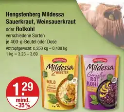 V Markt Hengstenberg mildessa sauerkraut Angebot