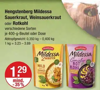 V Markt Hengstenberg mildessa sauerkraut Angebot