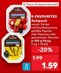 Kaufland K-favourites antipasti kirschpaprika Angebot