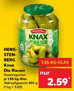Kaufland Hengstenberg knax die riesen Angebot