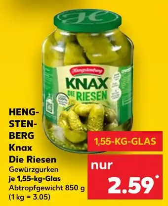 Kaufland Hengstenberg knax die riesen Angebot