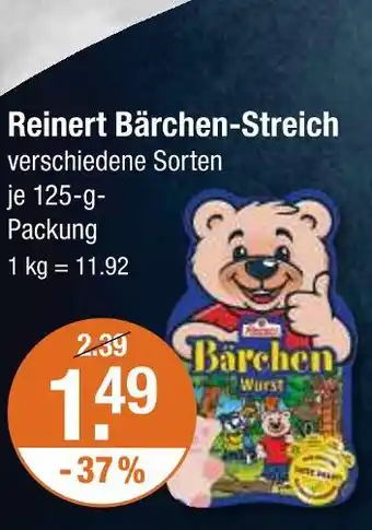 V Markt Reinert bärchen-streich Angebot