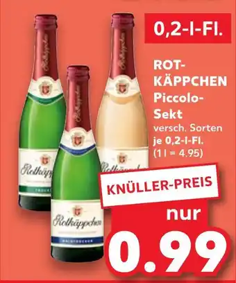 Kaufland Rotkäppchen piccolo-sekt trocken Angebot