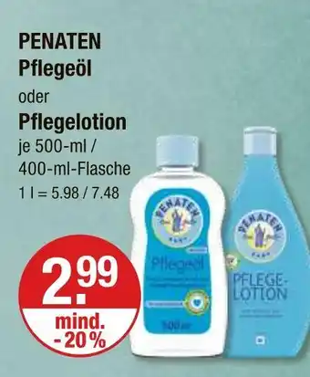 V Markt Penaten pflegeöl Angebot