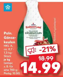 Kaufland Krakauerland polnische gänsekeulen Angebot