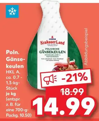 Kaufland Krakauerland polnische gänsekeulen Angebot