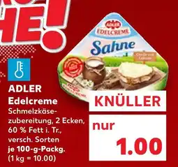 Kaufland Adler edelcreme sahne Angebot