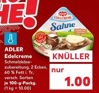 Kaufland Adler edelcreme sahne Angebot