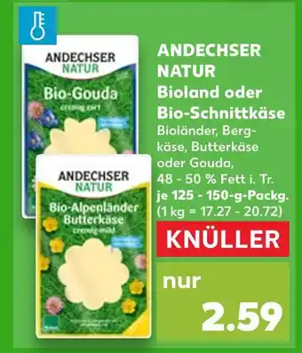 Kaufland Andechser natur bio-gouda Angebot