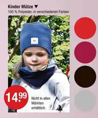 V Markt Kinder mütze Angebot