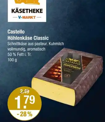 V Markt Castello höhlenkäse classic Angebot
