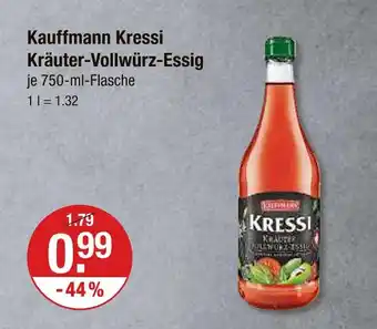V Markt Kauffmann kressi kräuter-vollwürz-essig Angebot