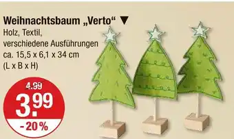 V Markt Weihnachtsbaum 'verto' Angebot