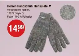 V Markt Herren handschuh thinsulate Angebot