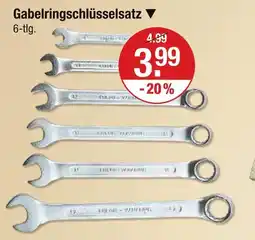 V Markt Gabelringschlüsselsatz Angebot