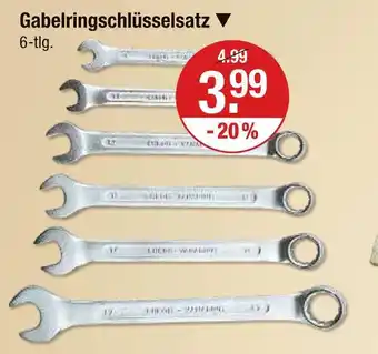 V Markt Gabelringschlüsselsatz Angebot