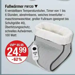 V Markt Fußwärmer fw120 Angebot
