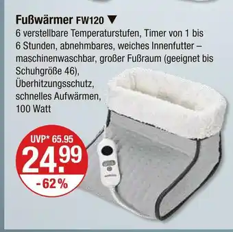 V Markt Fußwärmer fw120 Angebot