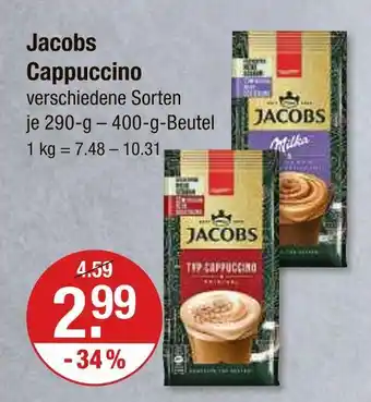 V Markt Jacobs cappuccino Angebot