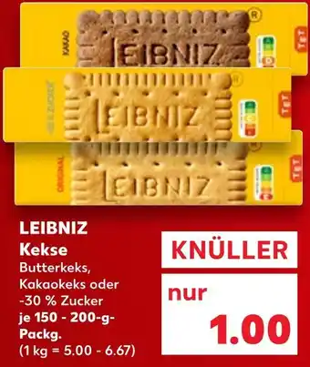 Kaufland Leibniz butterkeks Angebot