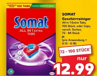 Kaufland Somat all in 1 extra tabs Angebot